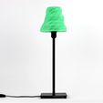 green_23Y444LJII.jpg Free STL file Facet Table Lamp・3D printing idea to download