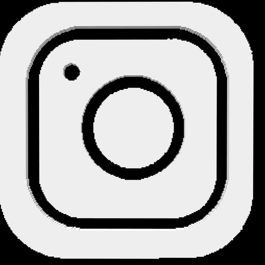 Instagram logo 3D model