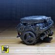 0111_engine_AUDI_RS6_AVANT_0111_(124)_2.jpg 1/24 Scale Engine AUDI RS6 AVANT 2015