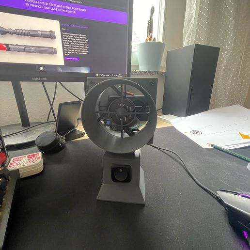 Fan 12v 80mm 3D model