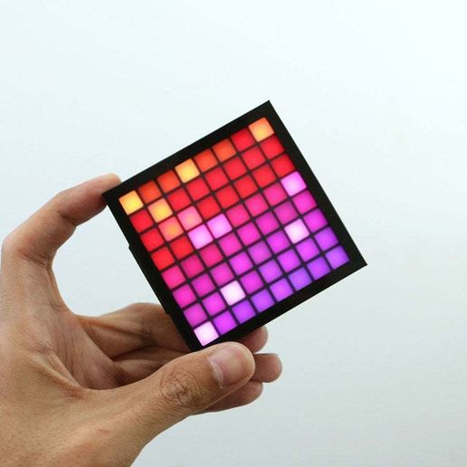 🟪 NeoMatrix Square LED Pixel Display・Free STL File for 3D