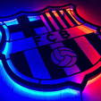 FCB2.png FCB Neon sign CF Barcelona 30cm