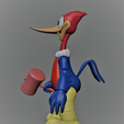 PICA-PAU-11.png Woody Woodpecker Articulated 1940s