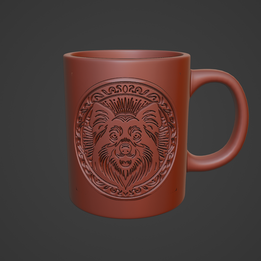 8 ox coffee mugs slant mug main image 0