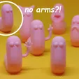 no-arms.webp Gang of Worms - Alfred, the quiet worm (trashed)