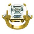 04.jpg Octagon Stone Solitaire Engagement Ring