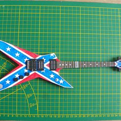 Bez tytułu.jpg Free STL file Dean Rebel mini guitar model・3D printing template to download, MalinaPl