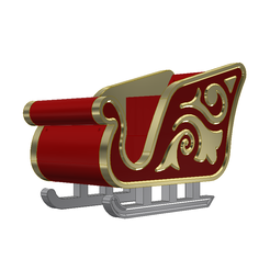sl1.png Fichier STL Le traîneau du Père Noël・Objet pour impression 3D à télécharger