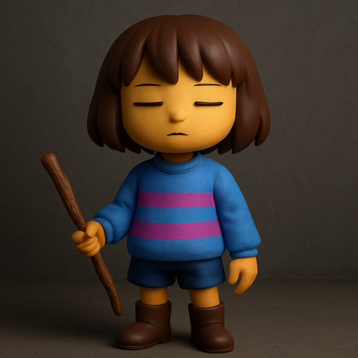 🎮 frisk undertale・Free STL File for 3D printing・Cults