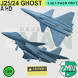 J3.png J-25 GHOST ( STEALTH FIGHTER JET)