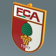 FC_Augsburg_1.png FC AUGSBURG Logo Keychain created in PARTsolutions
