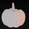 Pumpkin-wireframe_1920x0008.png Halloween Pumpkin Low-poly 3D model