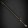 DarkIronBack.jpg Genshin Impact Dark Iron Sword for Cosplay