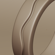 7.png 极简波浪形戒环 - 现代光滑金属 3D 打印模型