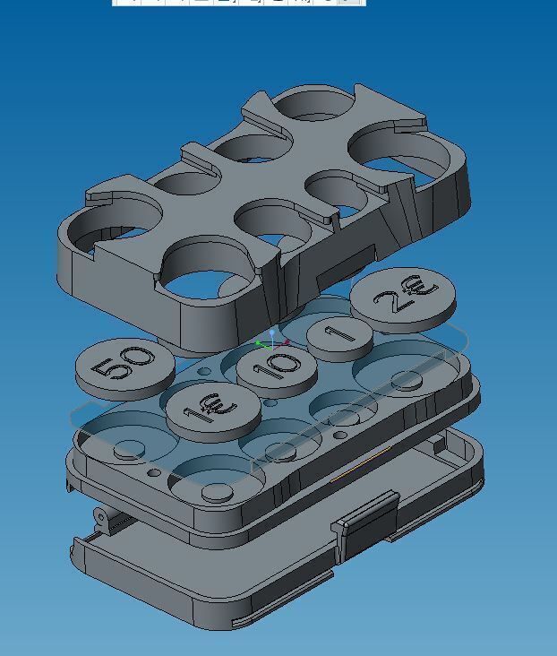 Download free STL file Coin holder • 3D printer template ・ Cults