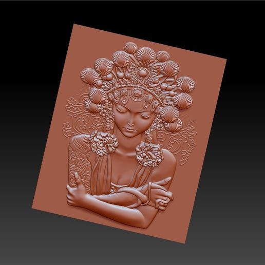 PekingOperaCharacter4.jpg Free STL file Peking Opera・Design to download and 3D print, stlfilesfree