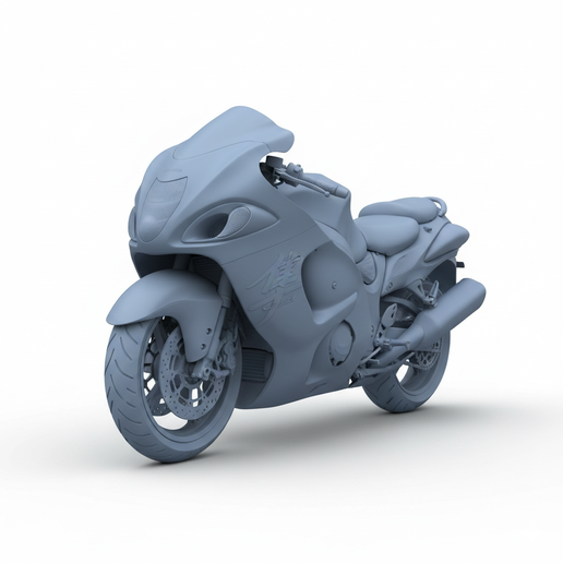 Suzuki Hayabusa dirt bike STL, motorcycle lamp STL, cruiser motorcycle STL, post apocalyptic motorcycle, steampunk motorcycle STL, 1:12 motorcycle, FDM friendly motorcycle, motorcycle display model, chopper STL, split parts motorcycle STL, garage diorama