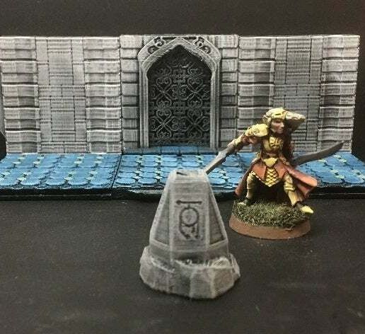 Delving Decor: Arcane Plynth (28mm/Heroic scale) - 3D model önizlemesi