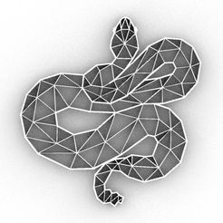 se1.jpg Archivo OBJ serpiente GEOMÉTRICA・Objeto imprimible en 3D para descargar, dragon3287