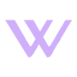 W.stl PS4 Letters and Numbers | Logo