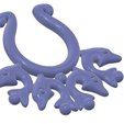 Fem-Fake-Nipple-Piercing-Ring-54-v1-01.png STL file fake Nose hook "Dolphins" FAKE NIPPLE Clamps Pendant PIERCING Female Septum Barbaella male Non-Piercing Body Jewellery Bondage Weight femJ-54 3d print cnc・3D print object to download