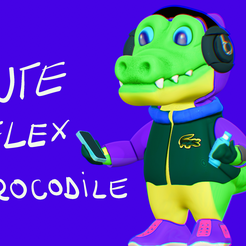 Cute_crocodile.png Crocodile Flex mignon