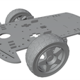 2wd_chassis2.png Free 3D file 2WD smart car arduino robot chassis・3D print model to download