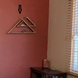 Untitled.png Two Triangular Shelf Wall Art Decor