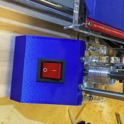 i3b_SB_Right_a.jpg Free 3D file GEEETech Prusa i3b Acrylic - Front Switch Box from Z-axis stepper mounts (L&R)・Design to download and 3D print