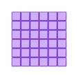 06_Square.stl Montessori Math Beads / Cubes