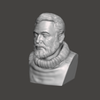 ErnestHemingway-2.png 3D Model of Ernest Hemingway - High-Quality STL File for 3D Printing (PERSONAL USE)
