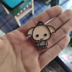 dobby.jpg Fichier STL Porte-clés Dobby. Plusieurs couleurs avec une seule extrudeuse・Modèle pour impression 3D à télécharger