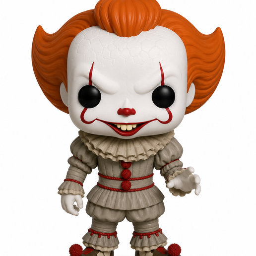 Pennywise Funko Style Horror 3D Printable Figure STL