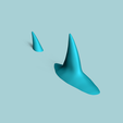 r00.png Shark Fin and Tail - Creative Decoration - STL Printable