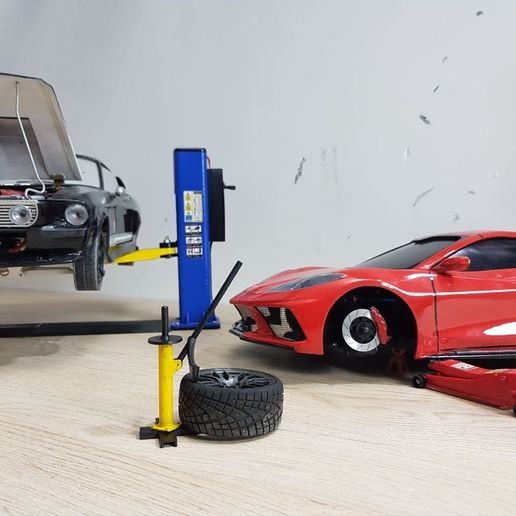 STL file Tire removal tool Harbor freight 10th scale・3D printer design