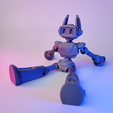 Zillolaab_Zippy_image06.png Free STL file ZILLOLAAB FLEXI PRINT-IN-PLACE ZIPPY THE BOT 🤖・3D printer design to download