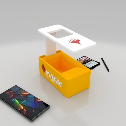 automatic card scanner mtg Amazon.com: Card Scanner Pro for Trading Cards – MTG & TCG Card Scanner  Stand with LED Light and Magnetic Base, Quickly Scan and Price Check  Unsleeved Collectible Cards, Compatible with ManaBox App : main image 0