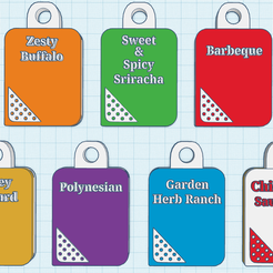 cfa.png COMMERCIAL VERSION - Chick-Fil-A Sauce Keychains