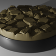7.png 10x 25mm + 32mm bases with cobblestones (old not hollow)
