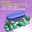 a2.jpg Dual Carburetor set with filters for 572 ENGINE 1-24th