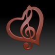 ZBrush-Document1.jpg Heart with music notes