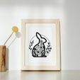 1ce51ead-3df3-4cb3-acf6-5a08ae4a30c8.jpg Bunny with flowers wall or window easter decoration