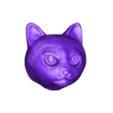 Cabeza.stl Realistic 3D Cat face / Realistic 3D Cat face