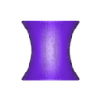 Inverse_Circle_-_6x6in.stl 34. Inverse Circle Geometric Vase -  V1 - Roxanne (Inches)