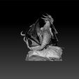 drag555.jpg Wyvern dragon - dragon decoration 3d model for 3d print