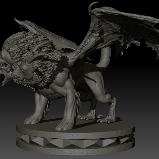 desktop-15.jpg Quimera High Poly para impresión 3D