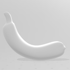 Banana1.PNG Fichier STL Banane・Plan pour imprimante 3D à télécharger