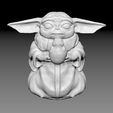 ture.PNG Baby Yoda (Grogu) 3x (with bowl, with porg, jedi)