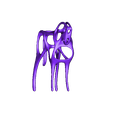 3D printed horse figure_obj.obj horse figure