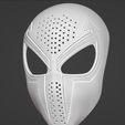 スクリーンショット-2023-12-04-230757.png Into The Spider-Verse Spider-Man 2099 fully wearable cosplay mask face shell 3D printable STL file